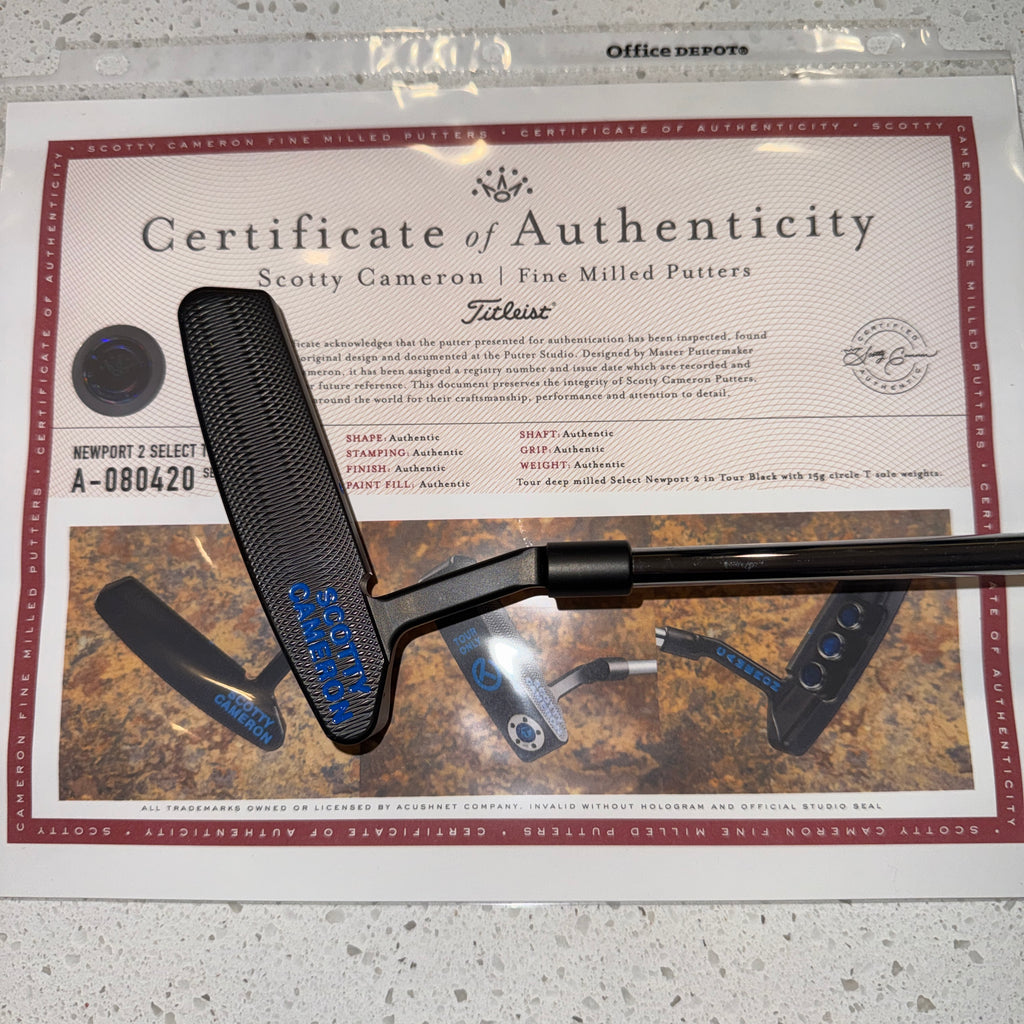 Scotty Cameron Newport 2 Circle T For Tour Use Only Putter - Used