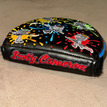 Load image into Gallery viewer, Custom Shop King Grinder Mid Round Putter Headcover - Neon