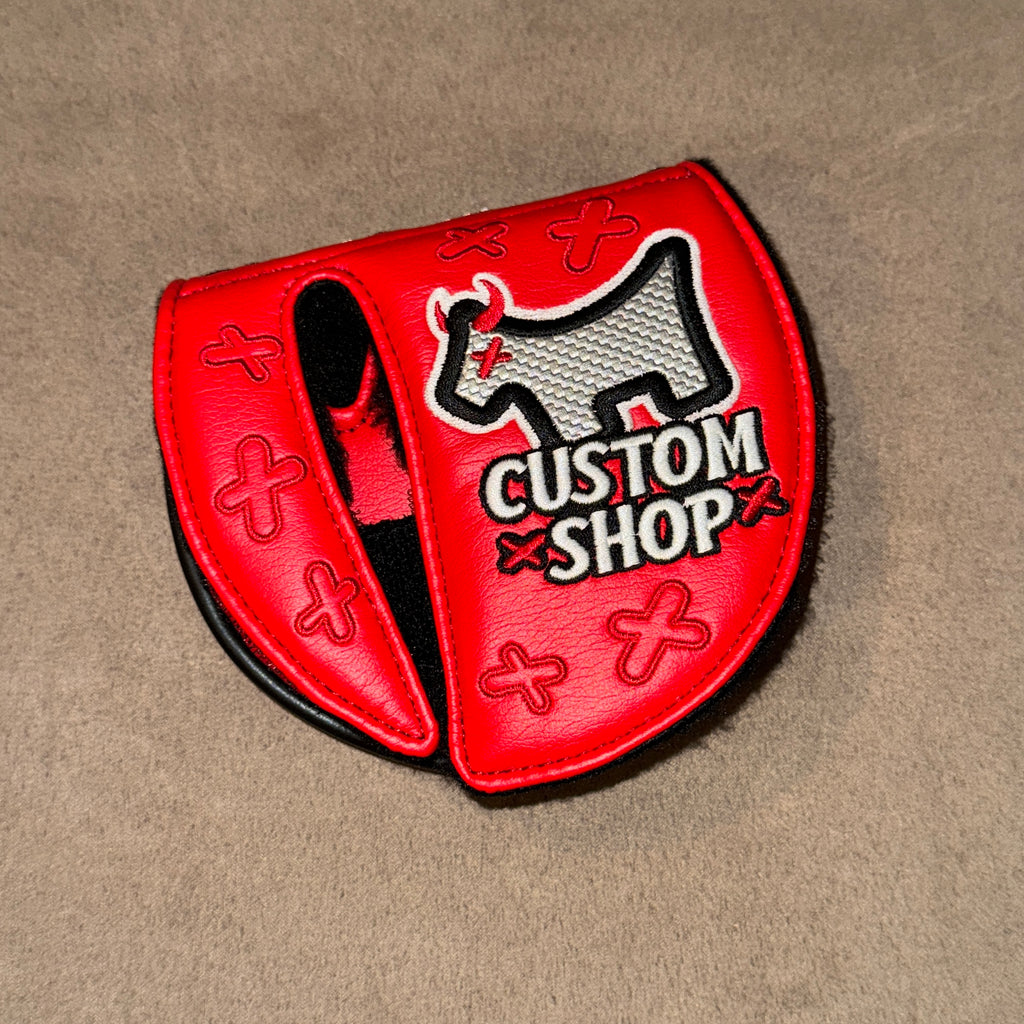 Scotty Cameron Custom Shop Red JYD Mid Round Headcover - Right Hand