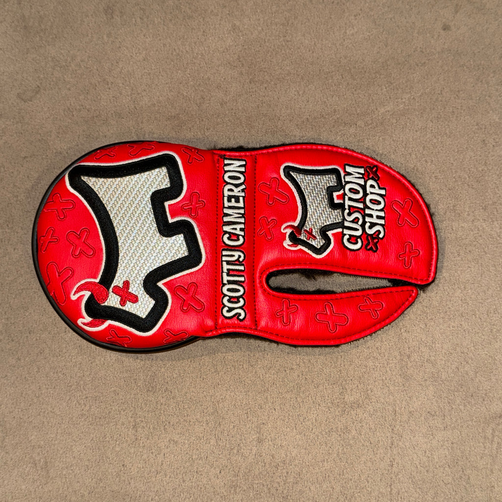 Scotty Cameron Custom Shop Red JYD Mid Round Headcover - Right Hand