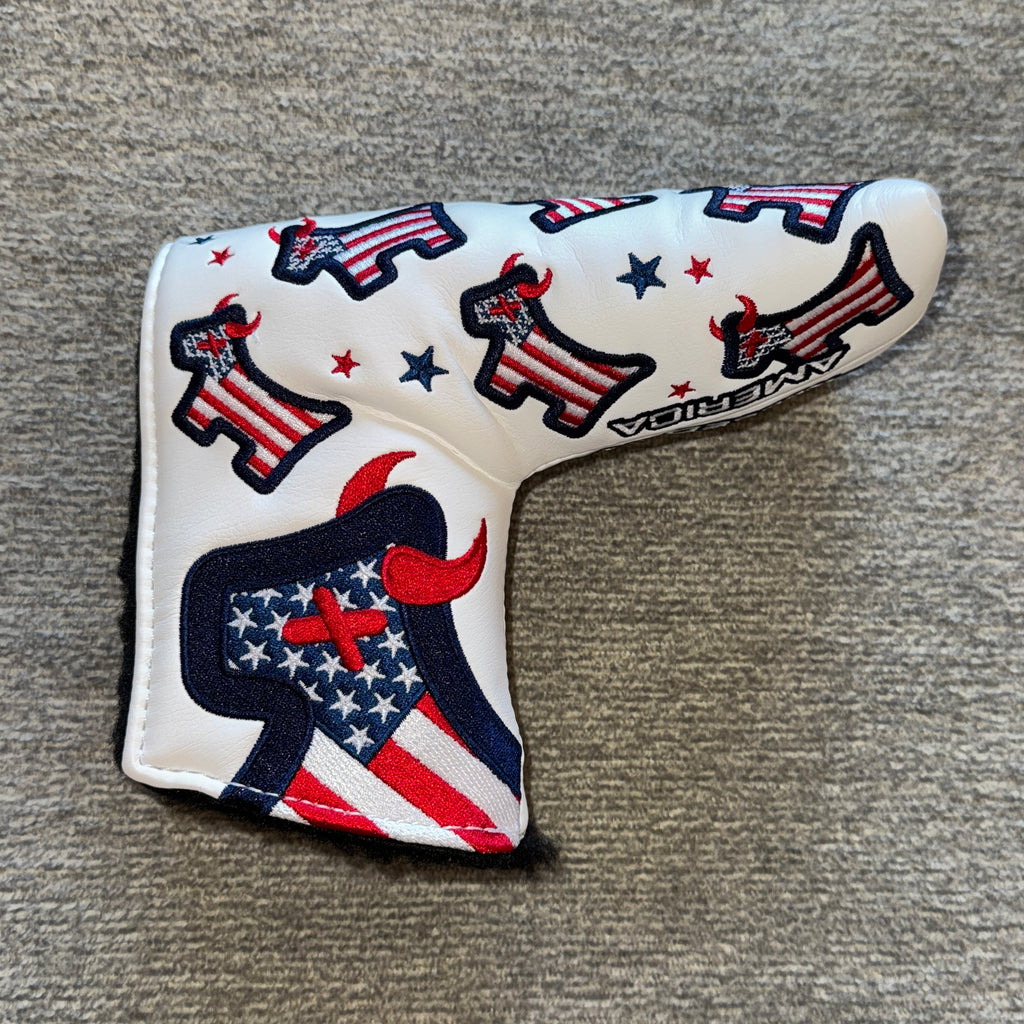 Custom Shop Dancing Junk Yard Dog USA Blade Putter Headcover