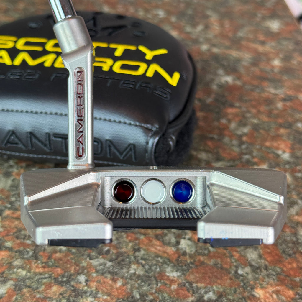 2025 Phantom 5.2 Putter, Red, White & Blue Paint, 34"/360g with Headcover