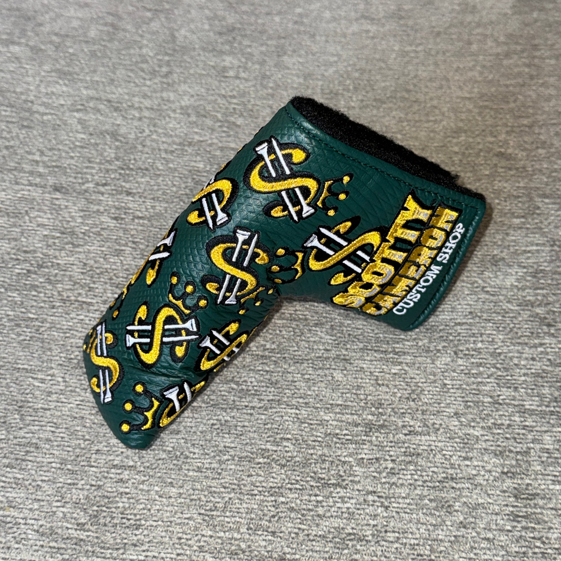 Custom Shop Cash is King Blade Putter Headcover