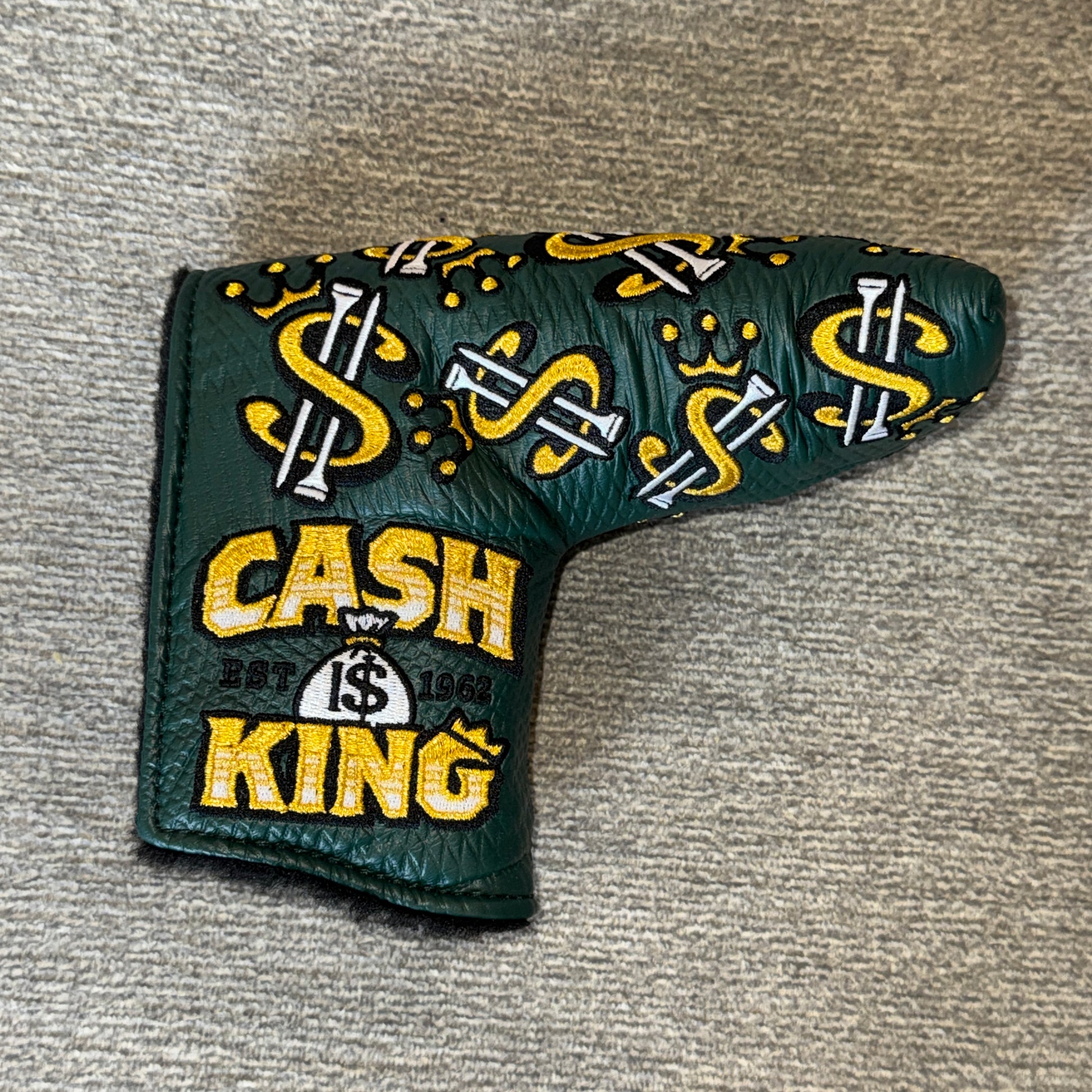 Custom Shop Cash is King Blade Putter Headcover