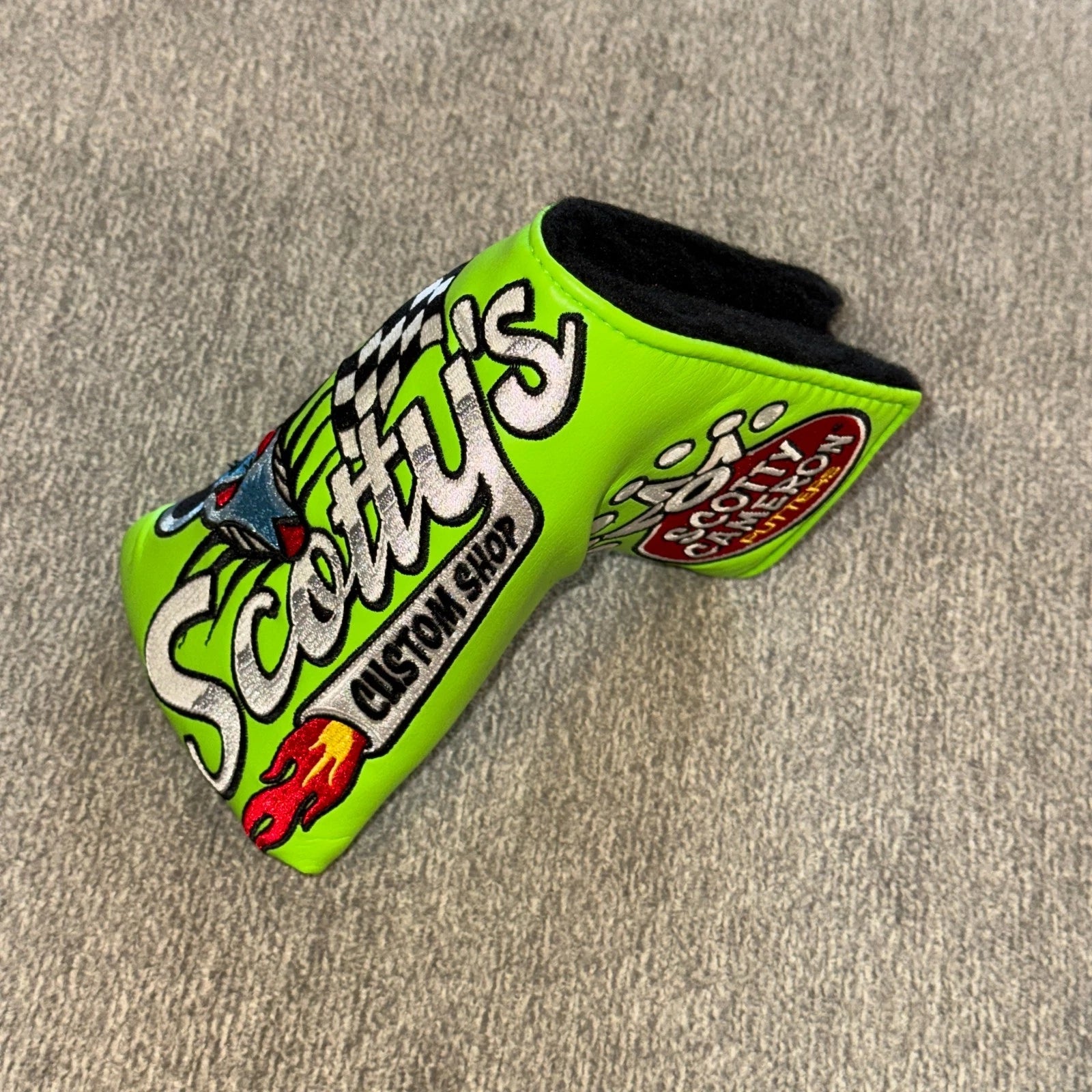 Custom Shop Dirty Rat Lime Mid-Mallet Putter Headcover
